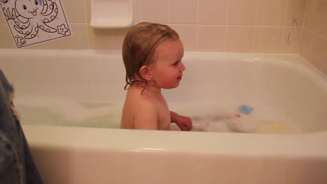Bathtime with Daddy
