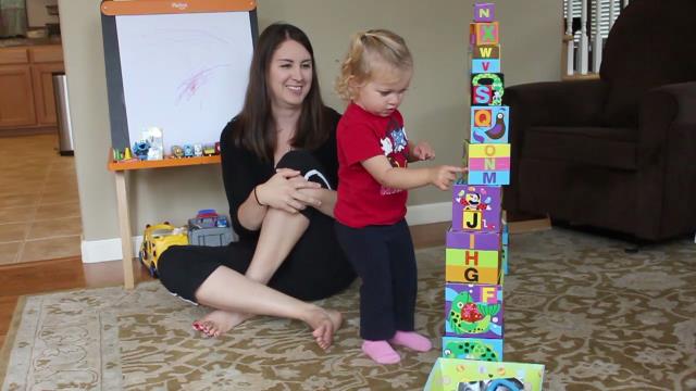 Building Blocks with Mom